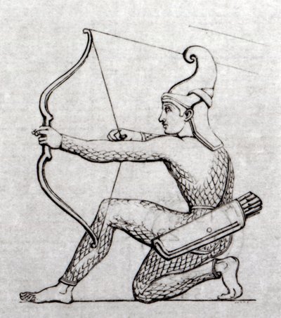 Archer by Persian School